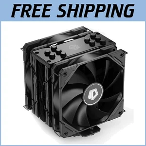 Ultra-Quiet 5 Heatpipe CPU Cooler with Dual 120mm PWM Fans - Intel/AMD Ready - Picture 1 of 13