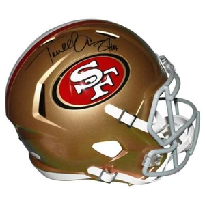 Terrell Owens Signed HOF Inscription San Francisco 49ers Speed Full-Size Replica - Picture 1 of 4