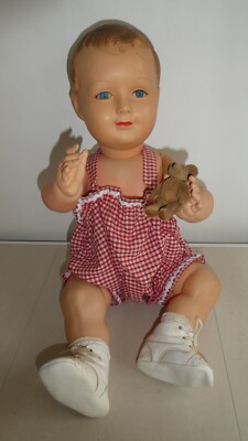 Les Poupees D'autrefois - NOELLE poupée marcheuse de chez PETITCOLLIN à