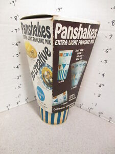 PILLSBURY 1967 PANSHAKES milk shake pancake mix box shake a puddin food gimmick