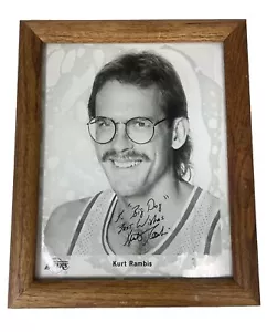 Kurt Rambis Signed Autographed 9x11 Photo LA Lakers | Framed - Picture 1 of 6