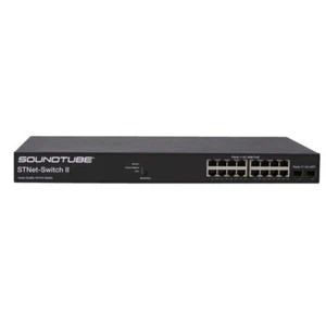 SoundTube STNET-SWITCH-II 16 Port 40 W PoE Rack Mountable Smart Managed Switch - Picture 1 of 6