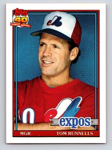 1991 Topps Traded Tom Runnells Montreal Expos #103T