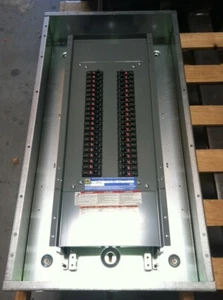 SquareD NQ Panel: 225Amp 42-Circuit 3-Ph/4-W 240V MLO NQ442L2C MH38 NC38S QOB120 - Picture 1 of 6