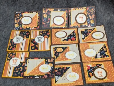 Set of 13 Locally Handmade Just Wanted To Say Thank You So Much Thank You Cards - Image 1 of 4