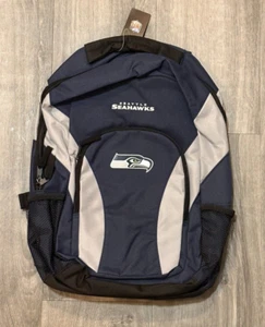 Sale! NFL Seattle Seahawks Football Team School Bookbag Backpack WH - Picture 1 of 2