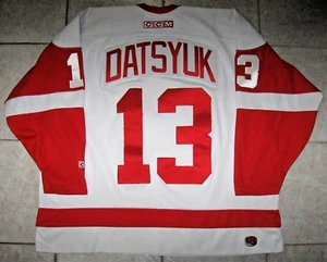 #13 Pavel Datsyuk Detroit RED WINGS Off. Lic. Camiseta CCM, talla XXL para hombre - Imagen 1 de 2