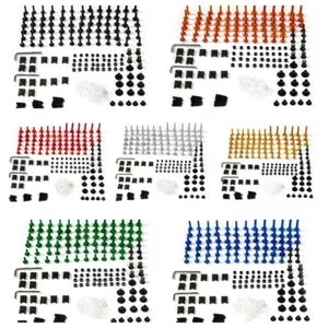 Aluminum Fairing Screws Bolts Hardware Clips For Honda Kawasaki Suzuki Yamaha - Picture 1 of 38
