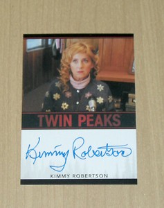 2018 Rittenhouse Twin Peaks auto autograph Kimmy Robertson as LUCY Brennan movie