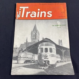Trains Magazine of Railroading December 1950 Vintage Hiawatha Story Early Oregon - Picture 1 of 13