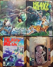 HEAVY METAL Vol.3 #7 & 8 (HM 1979) Sharp Set Of 2 FANTASY ART Legendary Creators