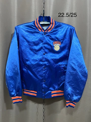New York Knicks Vintage Swingster Jacket Snap Button Size M USA NAB Cover