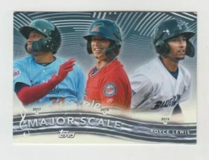 Royce Lewis 2021 TOPPS PRO DEBUT MAJOR SCALE ROOKIE INSERT #MS-4 BLUE WAHOOS - Picture 1 of 1