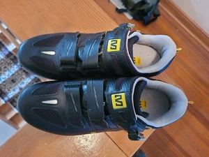 Mavic Cosmic Pro Carbon Road Shoes Black Silver US 8 EU 42 - Picture 1 of 4