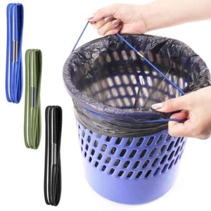 US 3Pcs Trash Can Bands Garbage Bag Elastic Bands Durable Rubber Band Fit 13-30G - Picture 1 of 11