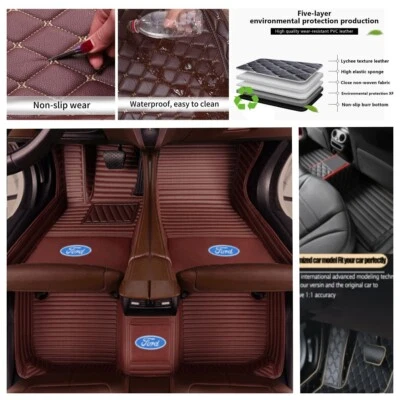 Liners For Ford Taurus 2010-2019 Car Floor Mats Luxury Waterproof Auto Carpets  - Изображение 1 из 4