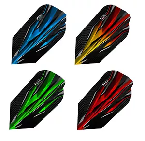 Freccette Erpici Fuoco Extra Forte Voli - Forma Sottile - Scegli Colore - Foto 1 di 5