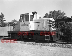 4D737 NEG/RP 1995 YOLO SHORT LINE EISENBAHN LOK #55 WOODLAND CA - Bild 1 von 1
