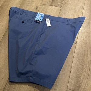 Izod Saltwater Men’s Stretch Chino Big & Tall Blue Size 52W 10.5” NEW - Picture 1 of 9