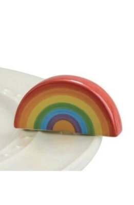 Nora Fleming Hand-Painted Mini: Over the Rainbow A270 NEW 2021! - Image 1 of 4