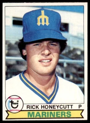 1979 TOPPS RICK HONEYCUTT ROOKIE SEATTLE MARINERS #612 - Image 1 of 2