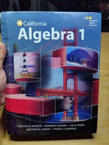 HMH ALGEBRA 1 CALIFORNIA: STUDENT EDITION 2015 By Houghton Mifflin Harcourt - Picture 1 of 7