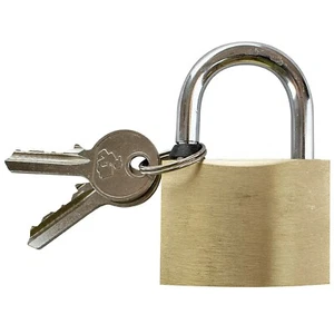 SS-345 Defense2, Ultimate Security, Packrite, 1-3/4in Soled Brass Padlock - Picture 1 of 5