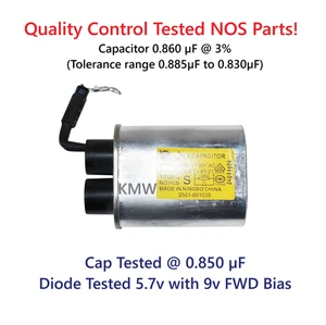 NEW Samsung Microwave HIGH VOLTAGE CAPACITOR & HV DIODE 2501-001035 DE91-70063D - Picture 1 of 1