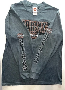 Camiseta Harley Davidso San Antonio Gris TX2009 De Colección Grande - Imagen 1 de 10