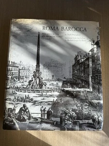 Roma Barocca The History of an Architectonic Culture 1970 By Paolo PORTOGHESI - Imagen 1 de 6