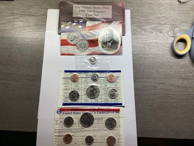 1996 US Mint Uncirculated Set with the West Point Dime 081325 86tk - Image 1 of 4
