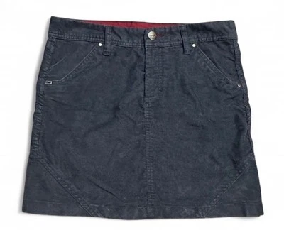 Horny 蟾蜍灰色灯芯绒 A 字迷你裙 6 码 — 第 1/4 张图片