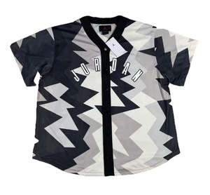 NIKE Air Jordan Essentials Snap Button Jersey Black Men’s Sz XL *NEW* FB7338-200 - Picture 1 of 5