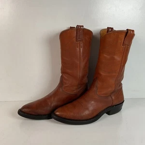 Botas de Vaquero Nocona Vintage Años 70 11 D Vaca Chocolate - Imagen 1 de 24