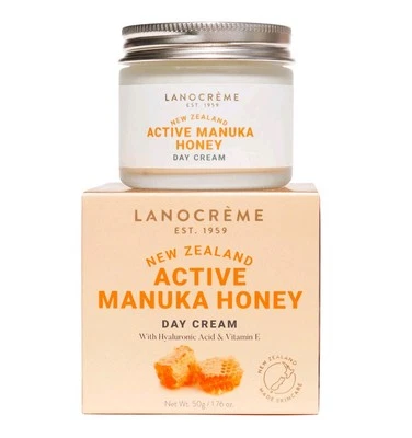 Crema de día de miel de Manuka Lanocreme con hialurónico y vitamina E Stock fresco caducado 27/11 Foto 1 de 2