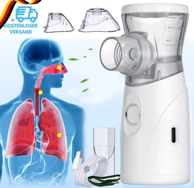 Inhalator Vernebler Inhalationsgerät Inhaliergerät für Kinder und Erwachsene. - Bild 1 von 4