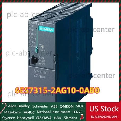 New Siemens 6ES7 315-2AG10-0AB0 6ES7315-2AG10-0AB0 SIMATIC S7-300 CPU 315-2DP - Image 1 of 4