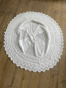 Handmade Baby Christening Baptism Blanket - Picture 1 of 1