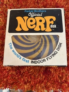 De colección 1970 Nerf Primer Disco Volador Interior Interior Parker Brothers Jack Davis Arte - Imagen 1 de 8