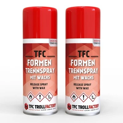 TFC Formen Trennspray mit Wachs für Resin Giessharz silikonfrei - 2 x 400ml - Bild 1 von 4