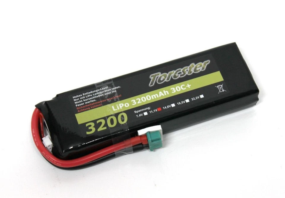 Torcster LiPo 3200mAh 3s 11,1V 30C+ Akku Batterie Modellbau Flugzeug NEU&OVP - Bild 1 von 1