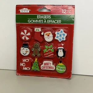 Gomme per casa natalizie 12 pezzi - vacanze - Natale - chicche decorative - Foto 1 di 2