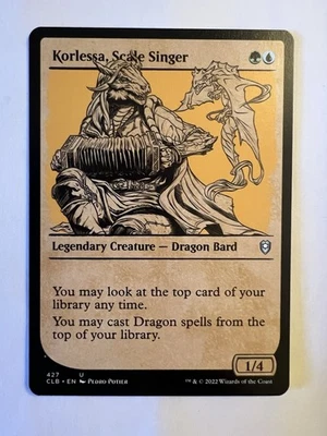 Korlessa, Scale Singer Showcase #427 Battle for Baldur's Gate Magic MTG NM - Image 1 of 2