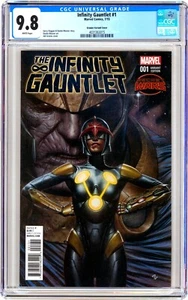 Marvel INFINITY GAUNTLET (2015) #1 1:25 GRANOV Key 1st ANWEN BAKIA CGC 9.8 NM/MT - Picture 1 of 3