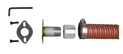 GenExhaust for Predator 5000 Generator 1.5" silicone tubing exhaust extension. - Image 1 of 3