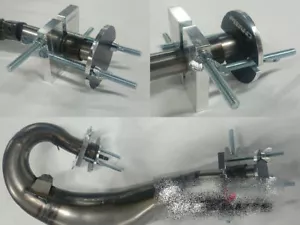 2-stroke exhaust pipe repair kit #1 Husqvarna TE TC 125 250 300 dent removal - Picture 1 of 3