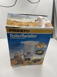 Presto TaterTwister 02930 Electric Curly Cutter French Fries Spiral - Never Used