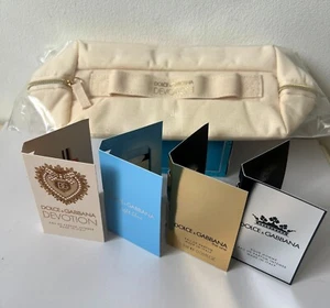 Dolce&Gabbana Devotion Sacred Heart Toiletry Make-up Bag, The One, Light Blue, K - Picture 1 of 6