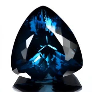 28.83 ct AAA Grade Fair Trillion Cut (20 x 19 mm) Genuine London Blue Topaz - Picture 1 of 2