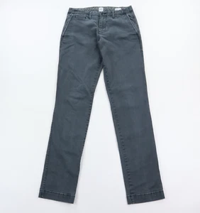 GAP Chino Pants Men's 29 x 34 Slim Fit Straight Leg Gray Stretch Casual Modern - Picture 1 of 11